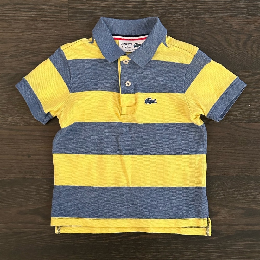 🛍️ Lacoste Kids Striped Polo Shirt
